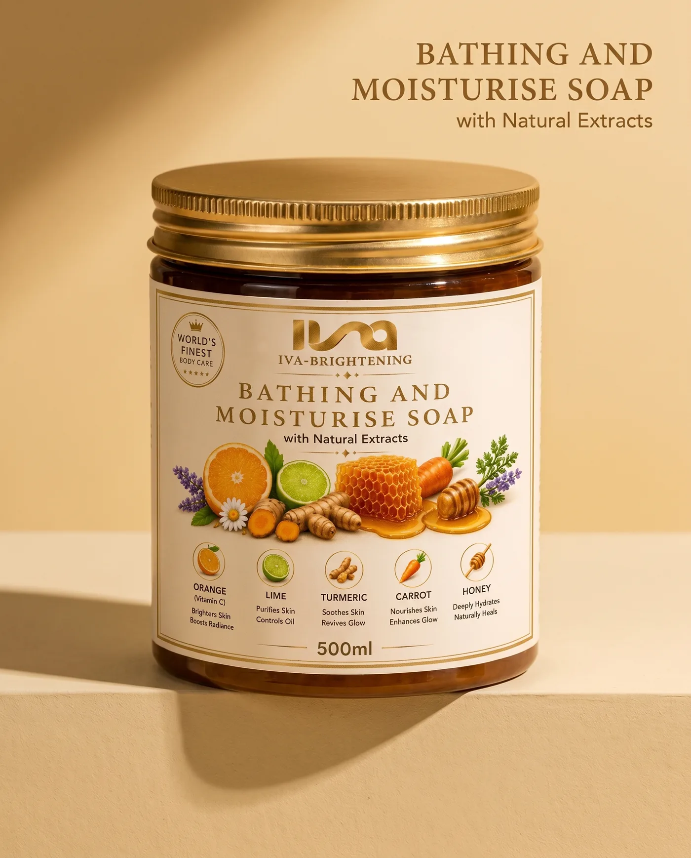 IVA-Brightening Soap (Jar)